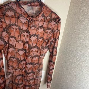 Long sleeve body suit